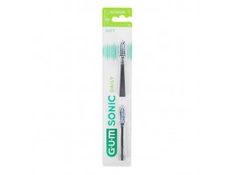 Imagen del producto Gum Sonic Daily cepillo dental negro recambio 2u