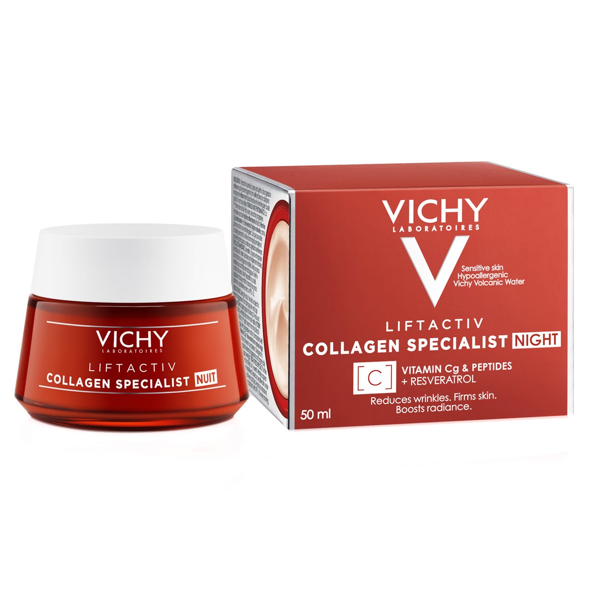 Vichy Liftactiv Collagen Specialist crema de noche 50ml